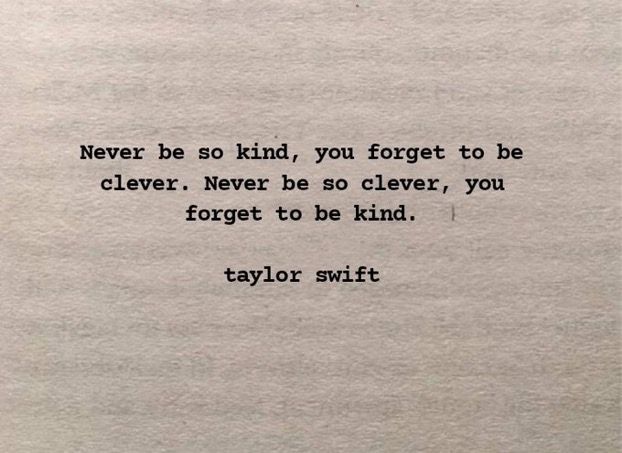 a piece of paper with a quote on it that says never be so kind you forget to