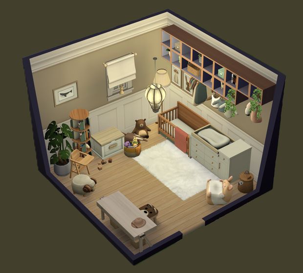 an overhead view of a living room with furniture