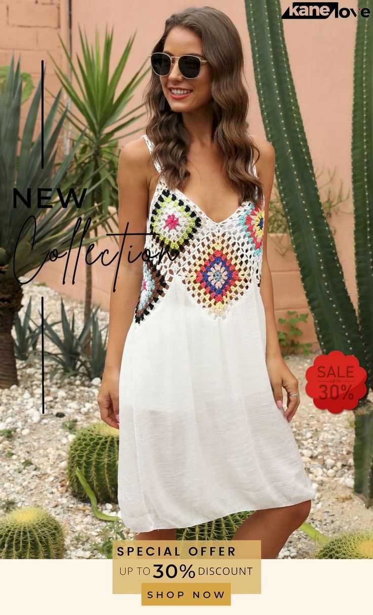 Openwork Sleeveless Embroidery Dress White V-neck Sleeveless Dress For Beach Season, White Sleeveless Beach Dress Cover-up, White Sleeveless Beach Cover-up Dress, White Sleeveless Beach Dress, White Sleeveless Beach Dress For Party, White Sleeveless Crochet Dress For Beach Season, White Sleeveless Dress For Beach Season, White Sleeveless Sundress For Vacation, White Sleeveless Vacation Sundress