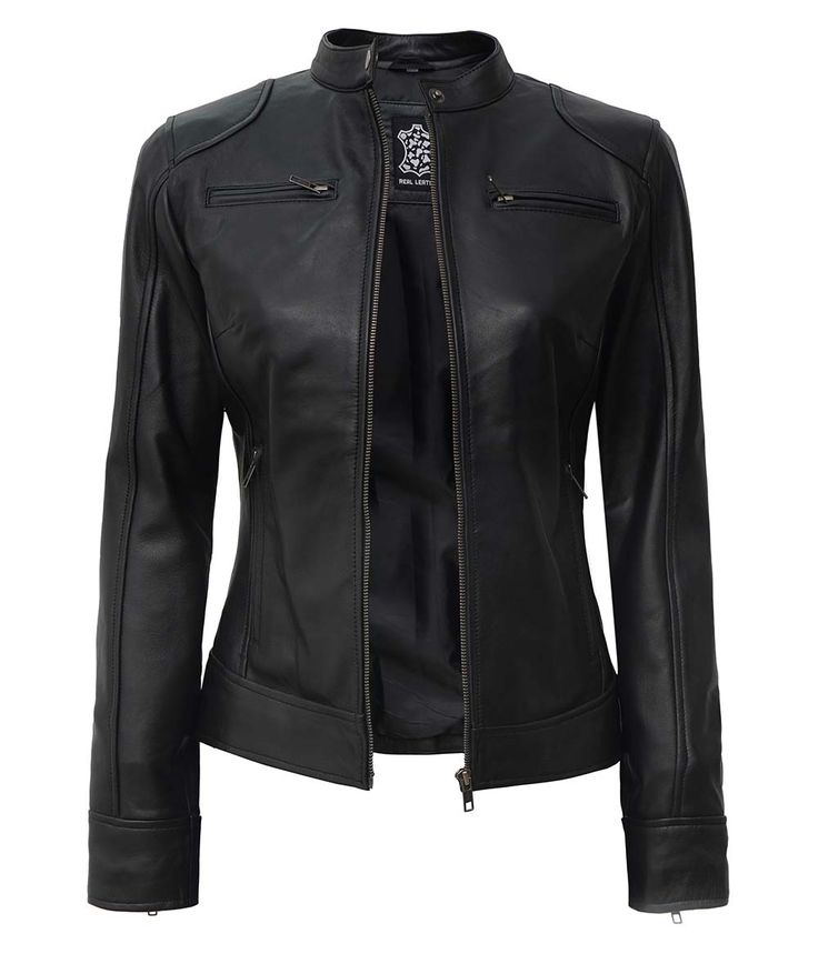 Black Slim Fit Jacket For Tall Women
Gear up for the season with the Women’s Tall Black Moto Leather Jacket, expertly crafted from real lambskin leather for a soft and sophisticated finish. Featuring a fitted silhouette, a modern mandarin collar, and durable YKK zippers, this jacket is as stylish as it is functional. Its warm polyester lining ensures comfort during colder months, making it the perfect choice for fall and winter outings.

 

 

 

FAQs

	
		
			
			How long will a Peplum Leather Jacket, Asymmetrical Leather Jacket, Maroon Leather Jacket, Beige Leather Jacket, Cafe Racer Leather Jacket, Varsity Jacket Women, Distressed Leather Jacket, Black Leather Moto Jacket, Cafe Racer Jacket