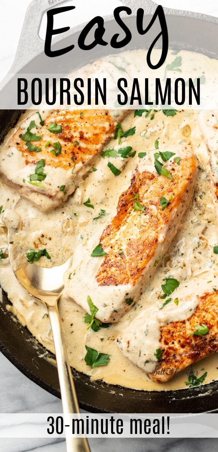 this easy bourssin salmon skillet is the perfect meal to make for dinner