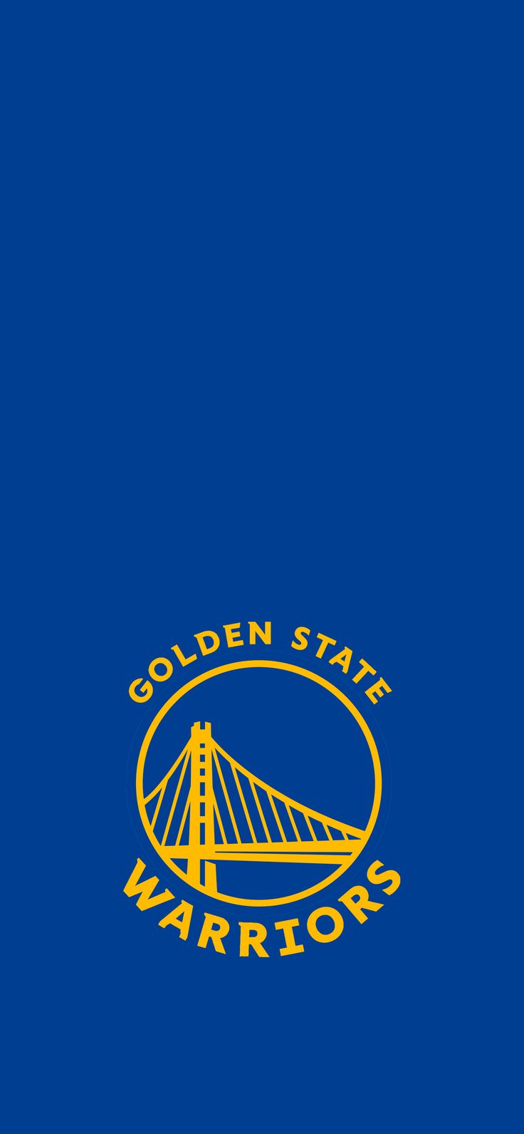 the golden state warriors logo on a blue background