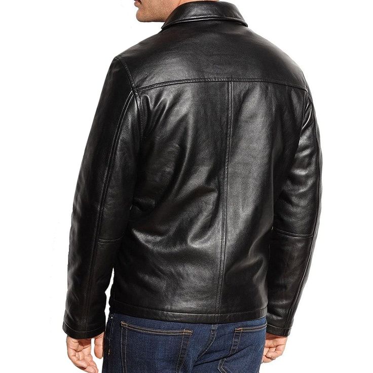 Trustpilot This Jacket is made from 100% Lambskin Leather. This luxurious material is soft like a worn-in-jacket, makes putting it on or taking it off a breeze. With proper leather care, this jacket will be a timeless article of clothing that you can keep in your wardrobe for decades—and one day passes down. Wear this jacket with your favorite pair of jeans and a shirt because honestly, anything else would be too much. Salient Features 100% Lambskin Leather High-Quality YKK Zipper and Runners Co Classic Soft Leather Jacket For Fall, Fall Soft Leather Long Sleeve Jacket, Soft Leather Long Sleeve Jacket For Fall, Fall Long Sleeve Soft Leather Jacket, Winter Workwear Leather Jacket With Soft Leather, Winter Workwear Leather Jacket In Soft Leather, Classic Soft Leather Outerwear, Soft Leather Jacket For Workwear In Winter, Fall Long Sleeve Outerwear With Leather Lining