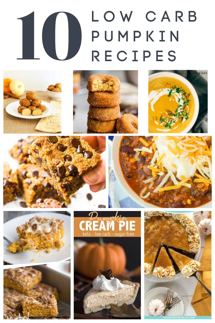 the top ten low carb pumpkin recipes