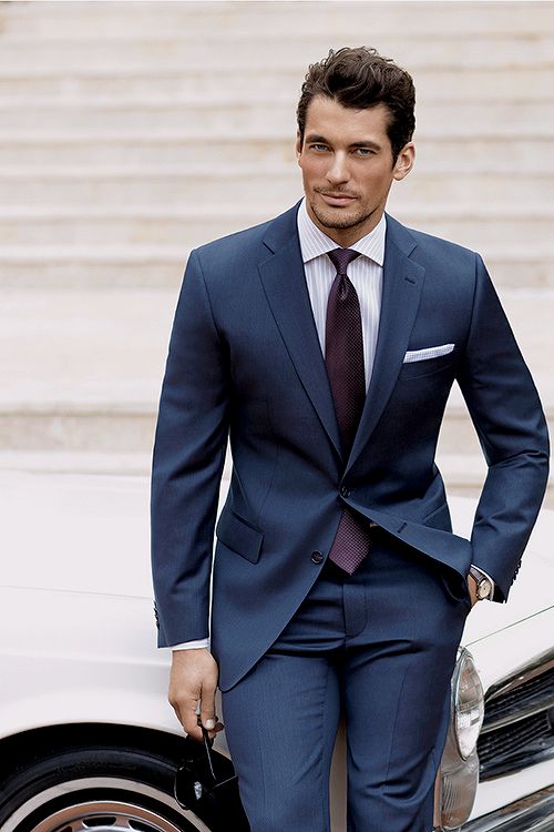 CLUB PRIVILEGE ™ Blue Mens Suit, Terno Slim, Navy Suits, Suits Groom, Grey Suits, Suit Combinations, Suspenders Wedding, Groom Suits, Blue Suit Men