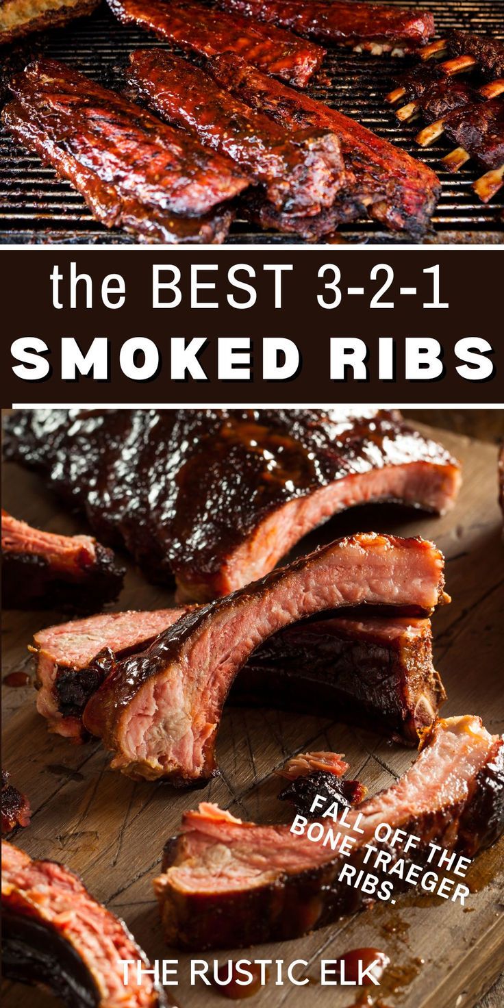 Grab your pit boss or traeger and get started with this amazing recipe for smoked pork ribs! They're delicious, fall off the bone tender, and so good. Perfect for your summer grilling project or backyard bbq! Slow Cook Pork Ribs, Pellet Grill Ribs, Pit Boss Pellet Grill Recipes, Babyback Ribs Recipe, Pork Loin Ribs, Baked Bbq Ribs, Pork Ribs Grilled, Traeger Grill Recipes, Family Breakfast Recipes