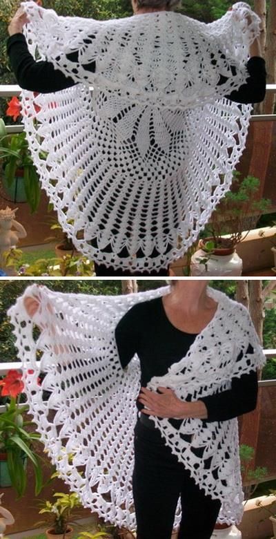 crochet shawl pattern for beginners to make an elegant shawl with lace