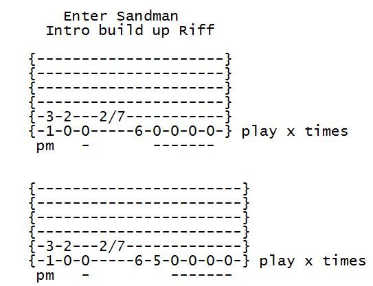 the guitar tabs are labeled with numbers for each player to pick up and play them