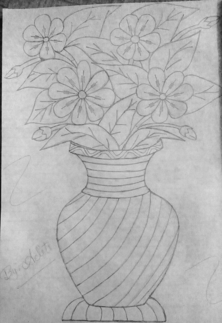 You might like a beautiful flower vase Drawing ideas A Vase Of Flowers Drawing, Vase Of Sunflowers Drawing, A Vase With Flowers Drawing, Flowers Drawing In A Vase, Pot Flowers Drawing, Flower Vase Drawing Sketch, Pot With Flowers Drawing, Vase With Flowers Drawing Easy, Pot Of Flowers Drawing