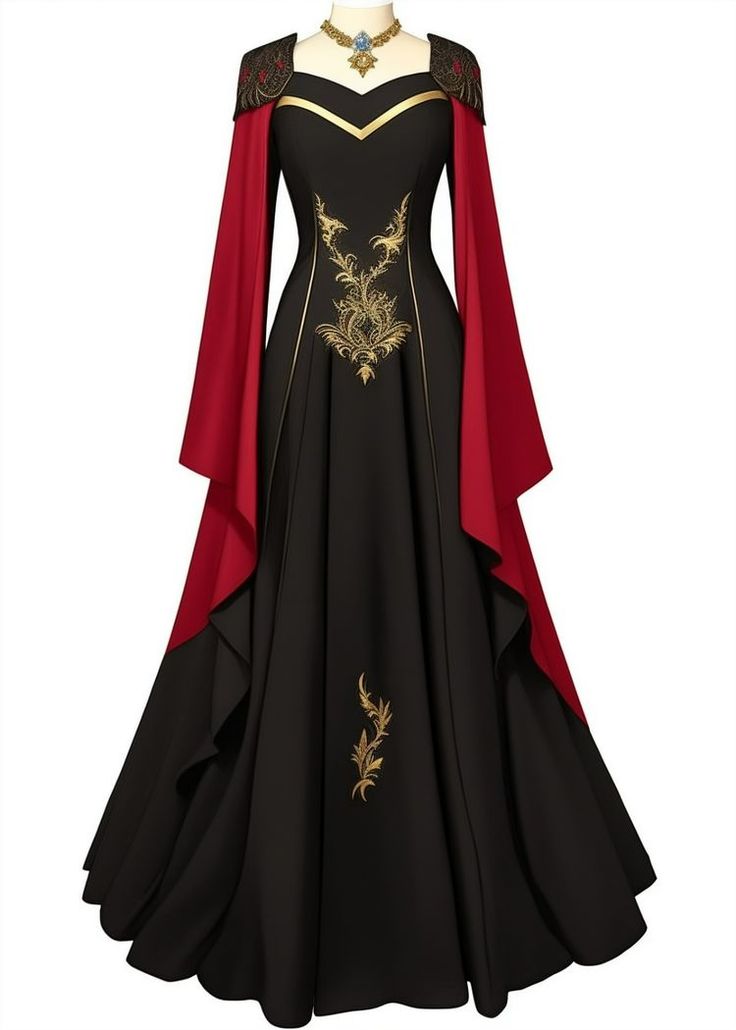 King Viserys Targaryen, Game Of Thrones Style, Game Of Thrones Dress, Game Of Thrones Outfits, Viserys Targaryen, Black And Gold Dress, Gra O Tron, Old Fashion Dresses, Fantasy Dresses