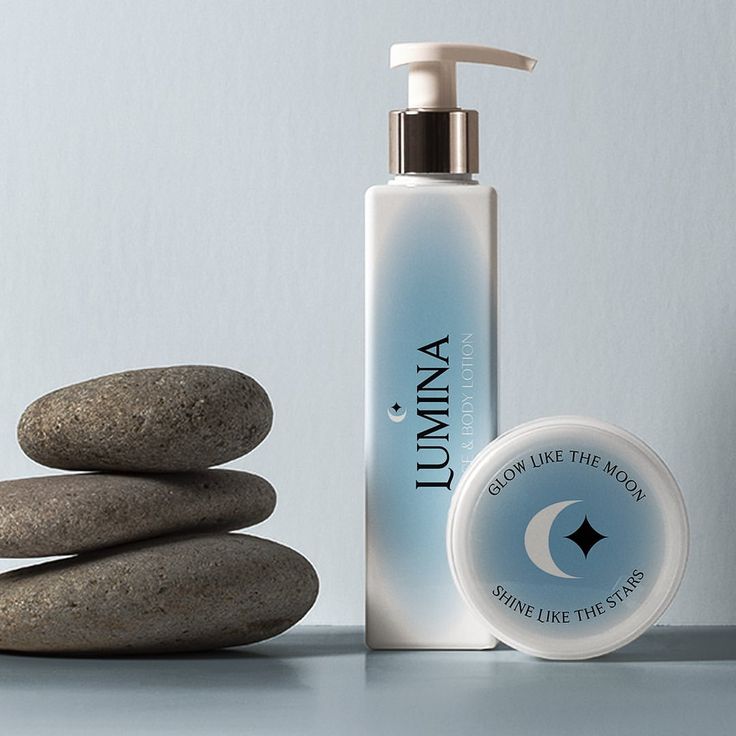 Lumina branding 💙🦋 Lumina is a skincare brand, their mission is to help you glow like the moon and shine like the stars 🌙✨ Brief by… | Instagram Shine Like The Stars, Skincare Brand, Brand Identity, The Moon, Skin Care, Branding, Moon, Stars, On Instagram