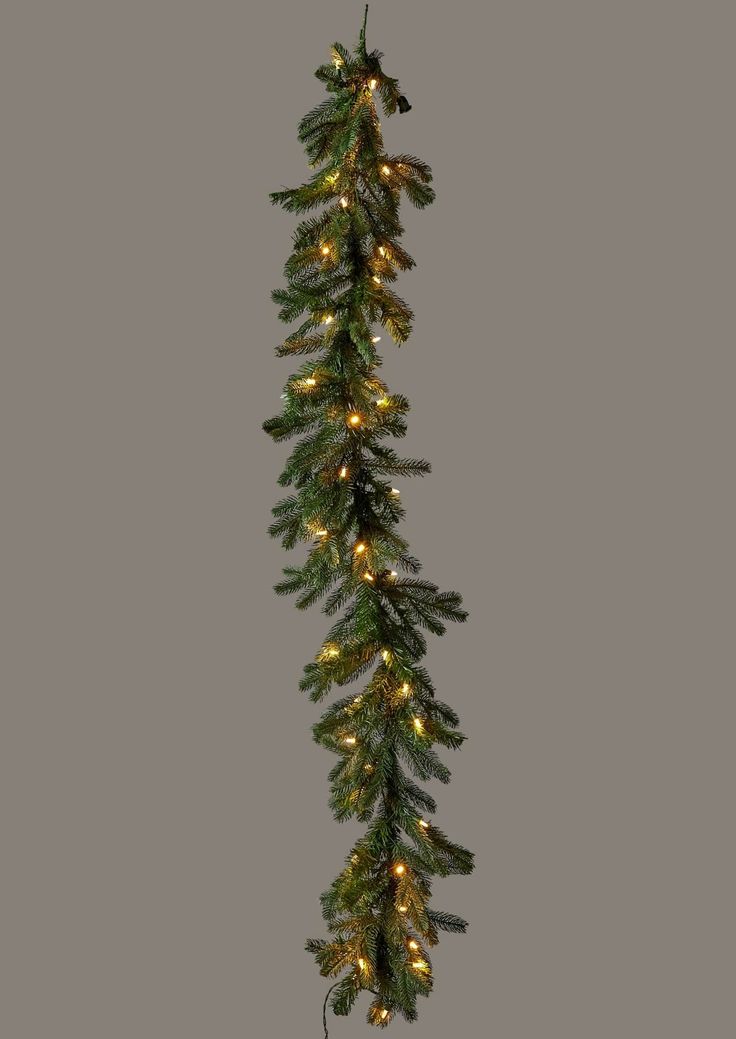 Artificial Spruce Garland with LED Lights at Afloral Spruce Garland, Pre Lit Christmas Garland, Colorado Spruce, Winter Greenery, Holiday Mantel, Holiday Garlands, Greenery Garland, Table Styling, 2024 Christmas