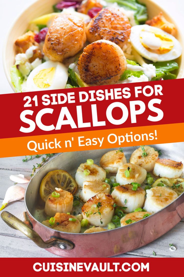 two side dishes for scallops quick n easy options