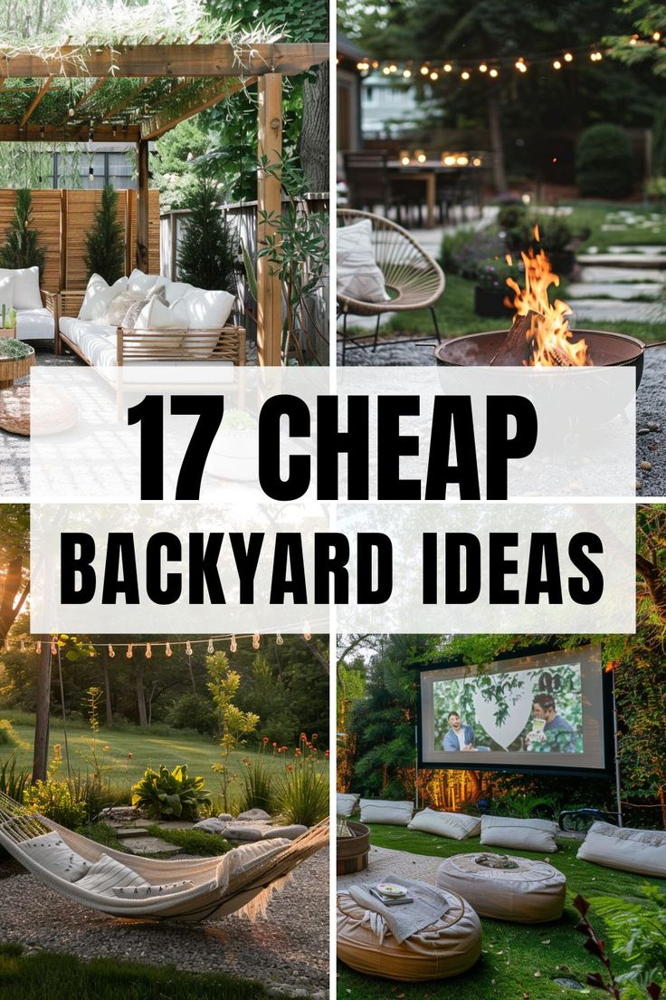 backyard ideas that are easy and cheap