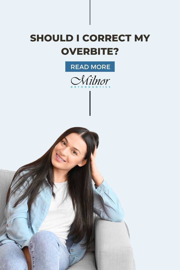 An overbite occurs when your top front teeth extend over your bottom front teeth. This is also referred to as “buck teeth.” Overbites can be hereditary, and they can also be caused by nail-biting, excessive thumb sucking or pacifier usage, tongue thrust, and teeth grinding. You may be wondering if you should correct your overbite or even how to correct it. Tongue Thrust, Buck Teeth, Teeth Grinding, Front Teeth, Grinding Teeth, Nail Biting, Free Consultation, Fix It, How To Know