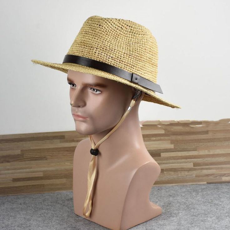 This Raffia Straw Panama Hat is a stylish and durable addition to any wardrobe. Made from pliable raffia straw, this hat is designed with comfort and fashion in mind. The S M L XL sizing ensures that it is adjustable and suitable for everyone. Leather Beret, Straw Panama Hat, Knit Beret, Brown Hat, Personalized Hats, Hat Beret, Brown Hats, Hat Style, News Boy Hat