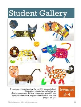 the front cover of student gallery grade 3 - 4