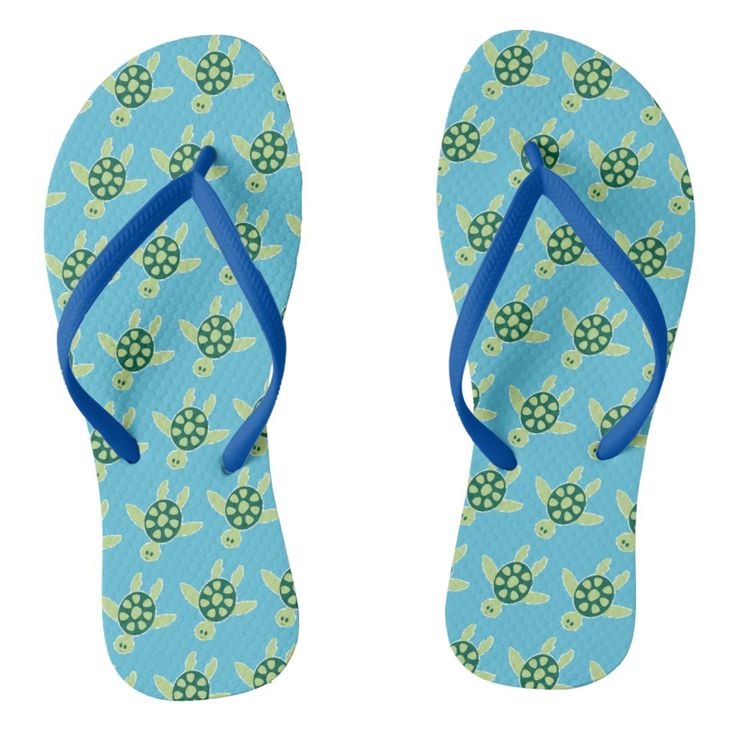 Swimming Turtles Blue Pattern Flip Flops, Men's, Size: Womens 5/6 - Mens 4/5, White Footbed Gender: male. Age Group: adult. Blue Slip-on Summer Flip Flops, Comfortable Blue Slippers For Vacation, Blue Slip-on Flip Flops For Beach Season, Comfortable Blue Beach Sandals, Comfortable Blue Sandals For The Beach, Blue Slip-on Flip Flops For Beach, Casual Blue Flip Flops For The Beach, Comfortable Blue Open Toe Flip Flops, Casual Blue Sandals For Poolside