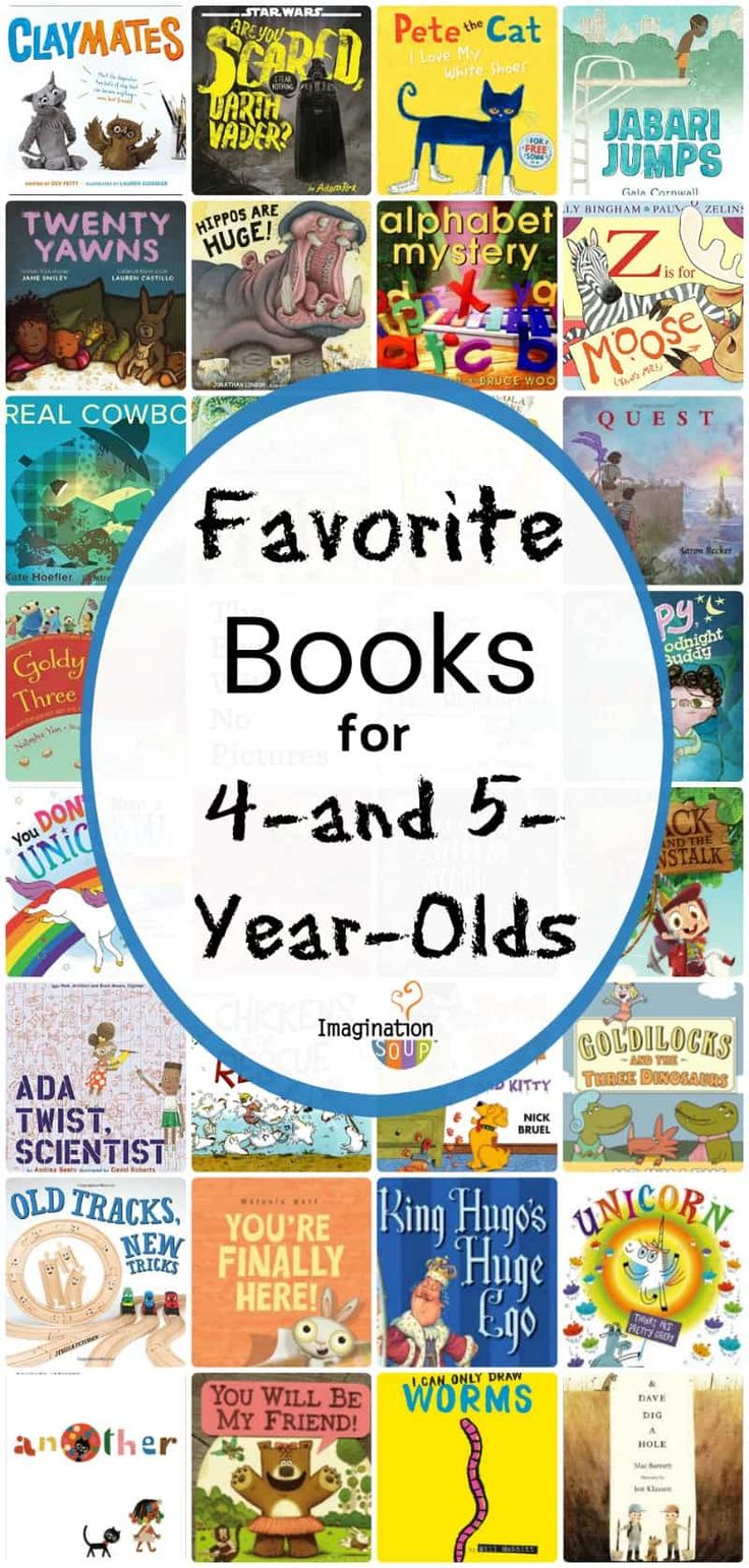 Favorite Books for 4- and 5-Year-Olds Pre K Books To Read, Best Prek Books, Books For Kindergarteners To Read, Books For 4 Year Boy, Best Books For Kindergarteners, Wordless Picture Books, Wordless Book, Kindergarten Books, Recommended Books