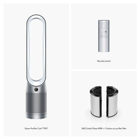 the different types of electronic devices are shown in this image, including an air purifi