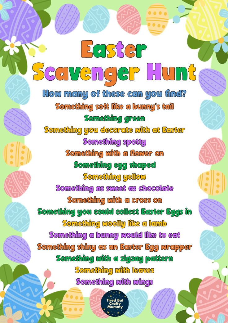 Easter Scavenger Hunt Easter Scavenger Hunt For Older Kids, Easter Scavenger Hunt Ideas, Easter Bunny Breakfast, Easter Scavenger Hunt For Kids, Bunny Breakfast, Teen Easter, Easter Scavenger Hunt Clues, Adult Easter Egg Hunt, Easter Egg Scavenger Hunt