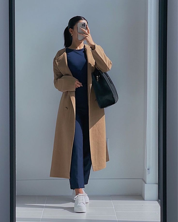 WOMEN DOUBLE FACE CHESTER LONG COAT sélectionné sur LTK Look Legging, Fashionable Work Outfit, Winter Fashion Outfits Casual, Business Casual Outfits For Work, Classy Work Outfits, Classy Casual Outfits, Stylish Work Outfits, Casual Work Outfits, Casual Winter Outfits