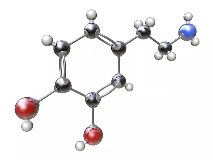 the structure of an antioxidamide is shown in red, white and blue