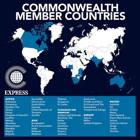 the world map is shown in blue and white with words that read, common health member countries