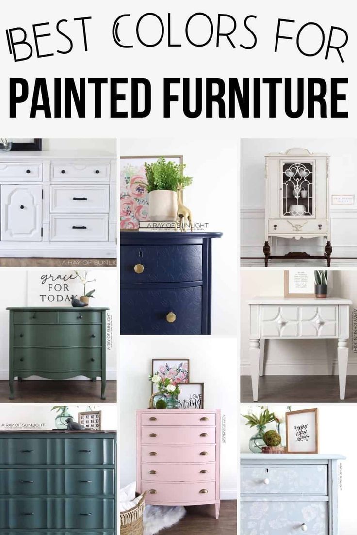 the best colors for painted furniture