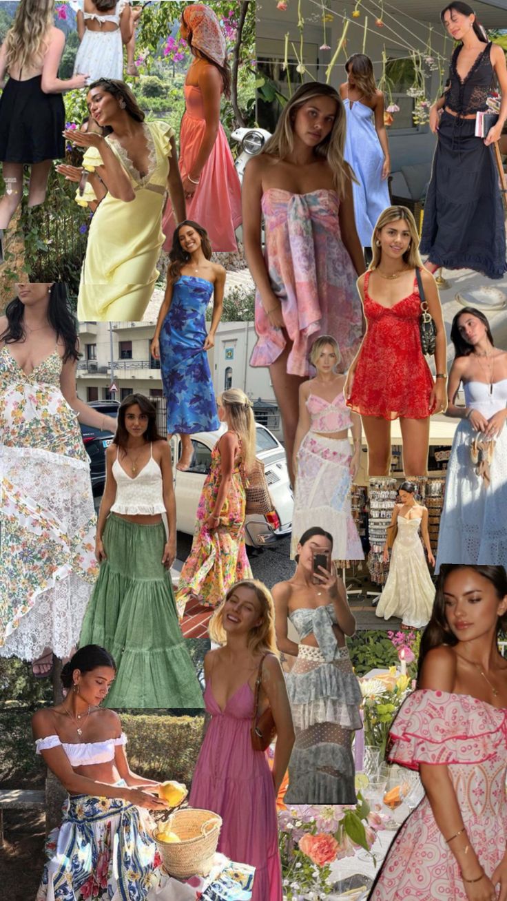 Created by katiecrofts6170 on Shuffles Mallorca Spain Aesthetic Outfit, Summer Outfits For Europe Trip, Brazilian Summer Outfits, Thailand Trip Outfit, South America Outfits, Portuguese Outfits, Island Holiday Outfits, Provence Outfit, Europe Outfits Spring