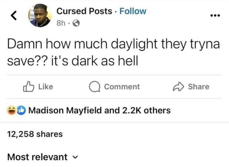 two tweets on twitter with one saying it's dark as hell and the other