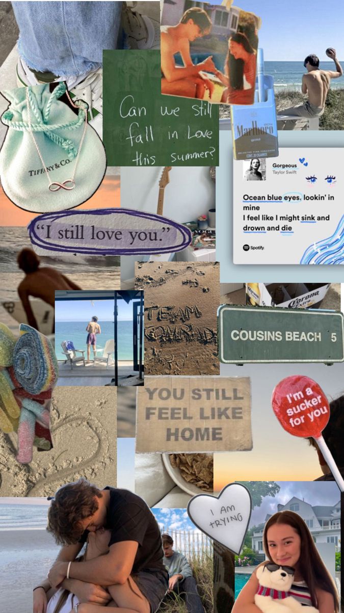 a collage of pictures with people and words on them that say, i still love you