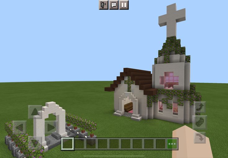 an image of a house in minecraft