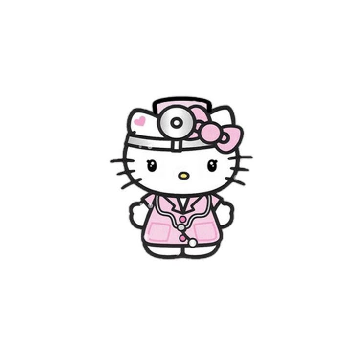 an image of hello kitty in pink