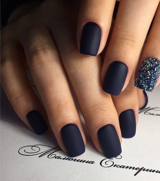 Nails Acrylic Dark, Blue Matte Nails, Ideas For Nails, Navy Nails, Nails Matte, Navy Colour, Matte Nails Design, Burgundy Nails, Super Nails