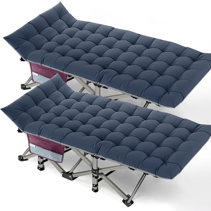 2 pcs portable cot with wheels for camping