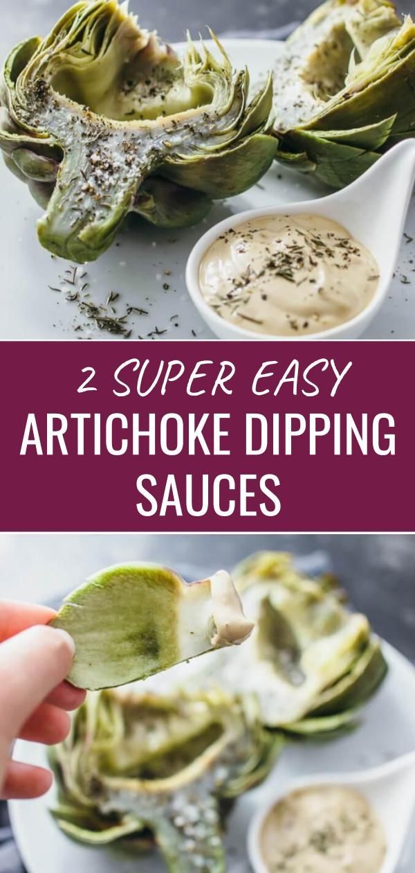 artichoke dipping sauces are the perfect appetizer for any occasion