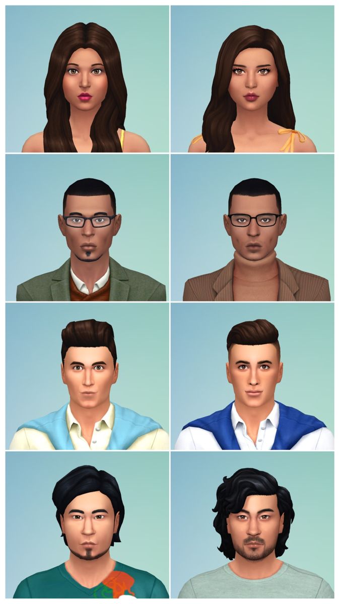 six different avatars are shown in the same image, each with an individual's face