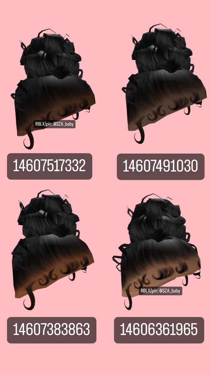 an image of some hair on top of a pink background with the numbers below it