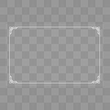 an empty square frame on a gray background with white lines in the shape of rectangles