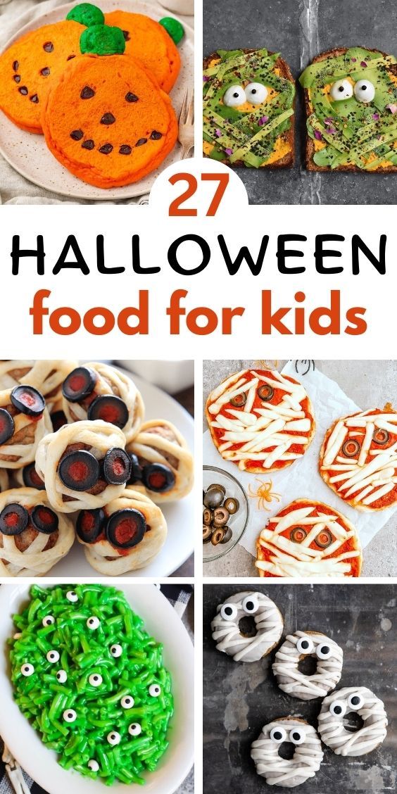 Halloween Food Ideas for Kids Healthy Halloween Food Ideas, Healthy Dinners For Kids, Class Treats, Healthy Halloween Food, Halloween Food Ideas, Spooky Halloween Food, Kids Halloween Food, Spooky Ideas, After School Snack