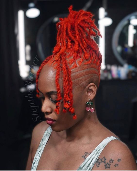 Locs Hairstyles Starter, Micro Locs Starter, Mohawk Locs, Loc Mohawk Styles, Natural Locs Hairstyles, Short Locs Hairstyles Starter, Barrel Locs, Loc Mohawk, Styles For Dreads