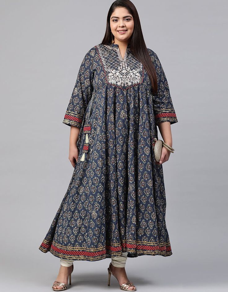 Navy Blue Cotton Anarkali Suit Navy Blue Machine Work:Arabic Attire #suitpatternsforladies #greysuitforladies #suitonlineshop #buywomen'ssuit #ladiessuitpattern #pantsalwarkameez #fancydesignsuit #saleonladiessuits #newshalwardesigns #beautifulsuitforladies #greysuitladies #salwarpantdesigns #salwarpantsdesigns #salwarpantsdesign #fancysuitdesigns #lateststyleofsuits #ladiessuitsale #uniquesuitdesigns #indianjacketsuit #latestsuitstyle Anarkali Blue Kurta With Pallu, Blue Anarkali Kurta With Pallu, Eid Bandhani Print Traditional Drape Dress, Ankle-length Self Design Kurta For Eid, Embroidered Ankle-length Anarkali Set For Navratri, Ankle-length Bandhani Anarkali Set For Eid, Eid Ankle-length Self-design Kurta, Floor-length Bandhani Print Kurta For Eid, Floor-length Bandhani Print Kurta For Festive Occasions