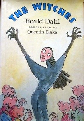 the book cover for the witches by road dahl