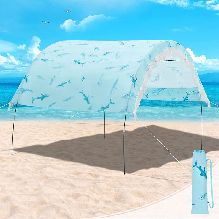 an image of a tent on the beach