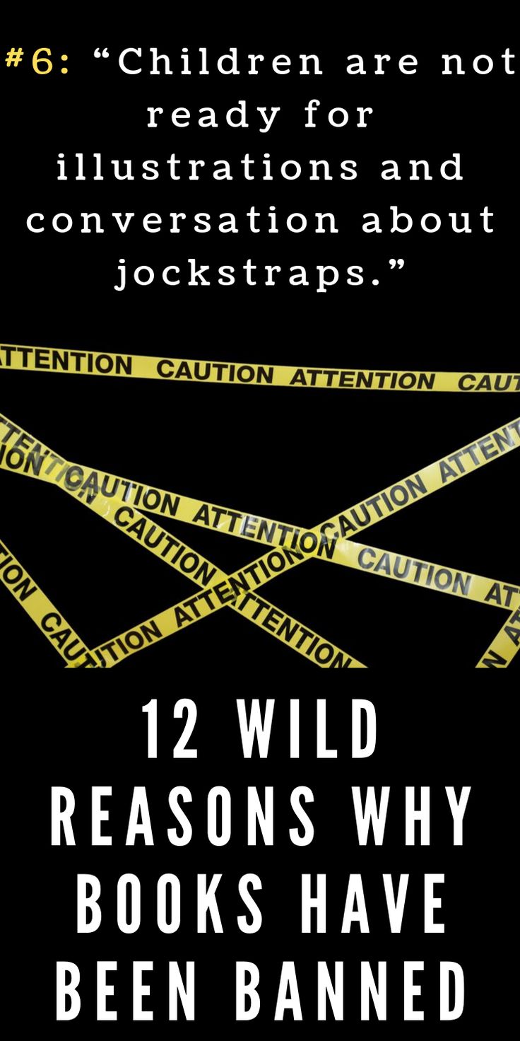 there is a black poster with yellow caution tape on it that says, children are not ready for illustrations and conversations about jockstraps