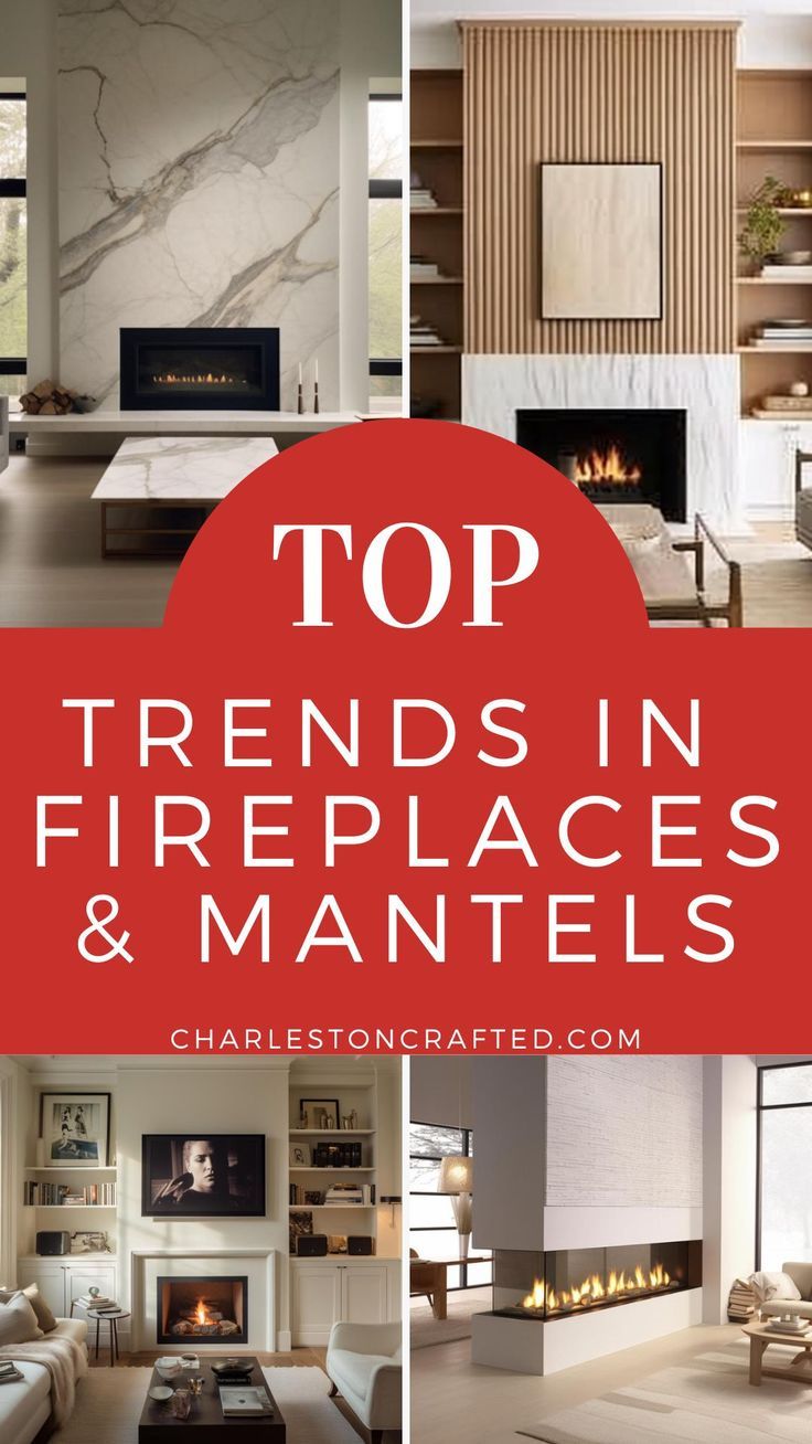 top fireplaces in fireplaces and mantels with text overlay reading top fires in fireplaces and mantels