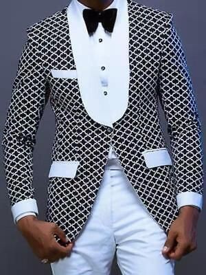 Men Tuxedos Business Blazer Jackets Coat Slim Fit Groom Formal Tops Wedding Suit | eBay Wedding Suits For Men, Mens Casual Suits, Blazer Casual, Formal Tops, Stylish Coat, Single Button Blazer, Fashion Suits, Tuxedo For Men, Man Style