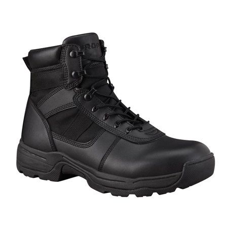 Propper Series 100 6" Waterproof Side Zip Boot Comp Toe 11W, Men's, Multicolor Gender: male.  Age Group: adult. Cargo Boots, Black Work Boots, Side Zip Boots, Tactical Boots, Black Work, Safety Shoes, Waterproof Boots, Work Boots, Professions