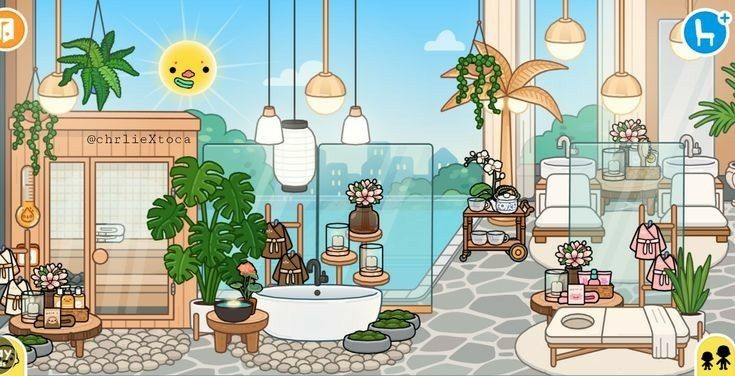 a room filled with lots of potted plants